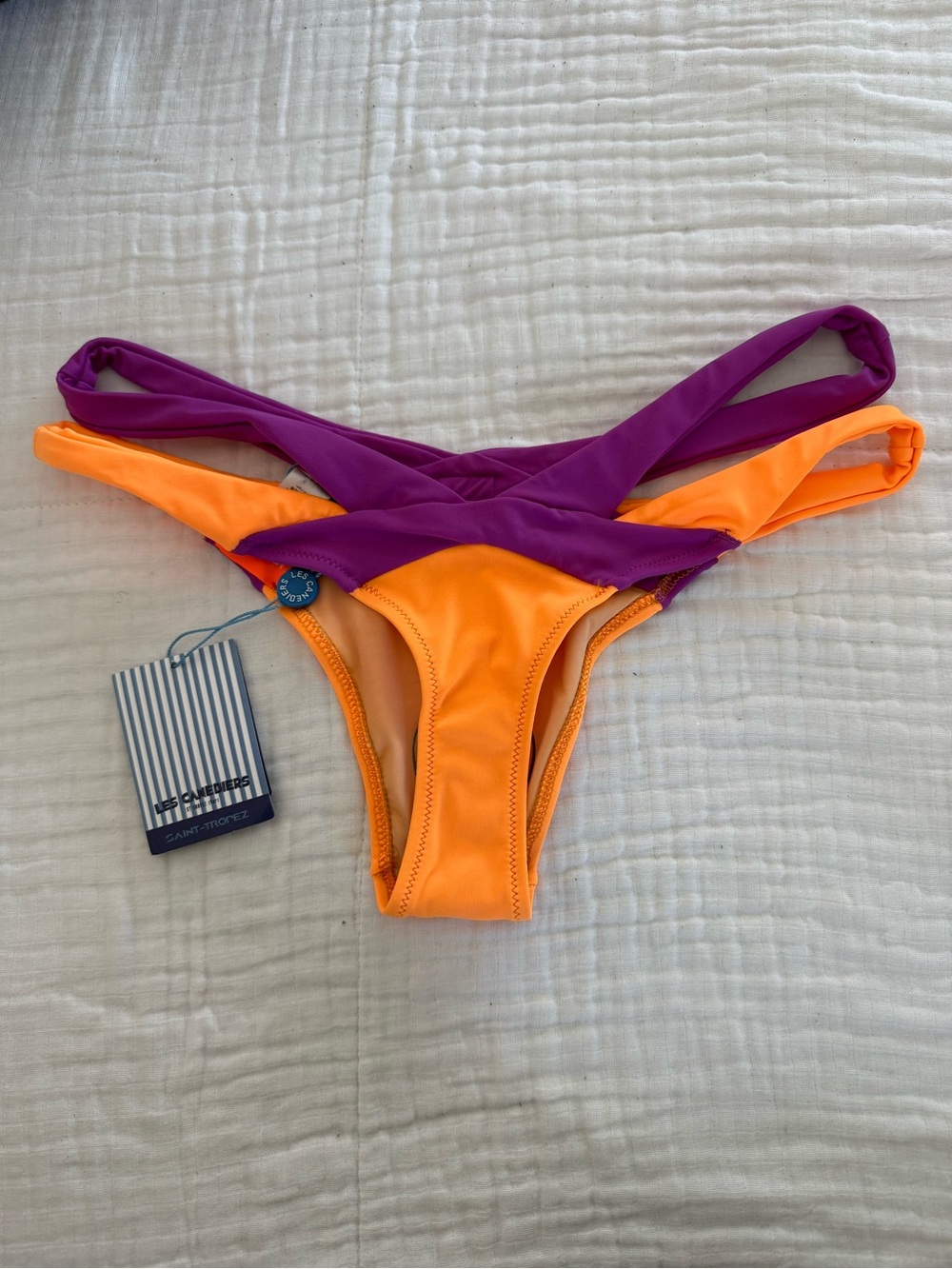 NWT Les Canebiers Moora Bikini Bottoms Size French 44